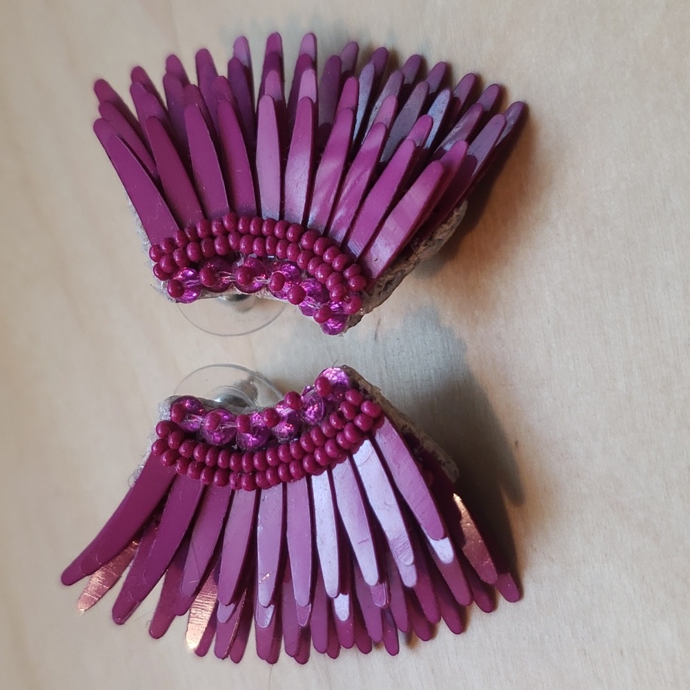 Magenta Mini Madeline Earrings